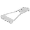 Guitar Tailpiece Trapeze 6 String Metal Instrument Accessory Part for ReplacementSilver