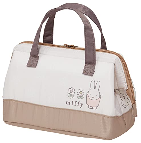 Skater Lunch Bag, Insulated, Clasp Closure, Women's, Miffy Design, 23cm, KGA1-A