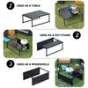 Folding Table Portable Lightweight Camping Table for Outdoor Backpacking BBQ Picnic