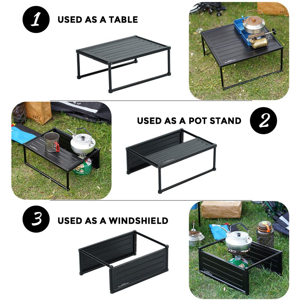 Folding Table Portable Lightweight Camping Table for Outdoor Backpacking BBQ Picnic