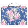 Pencil Case Rose Printed Multi Layer Zipper 252 Slots Portable Pen Holder Storage Pocket