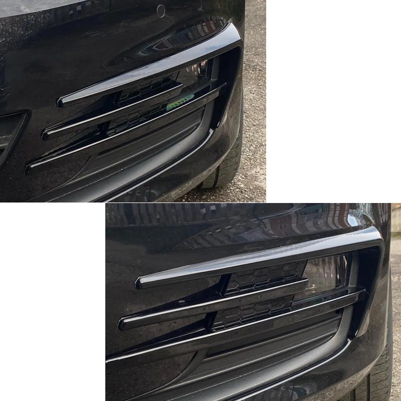 Для Volkswagen VW Аксессуары Golf 7 2013 2014 2015 2016 Передний бампер Сплиттер Canards Противотуманные фары Лампа Крышка Отделка