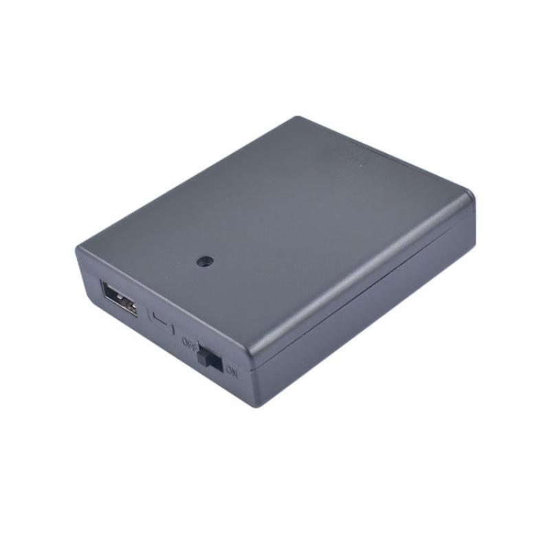 1 шт. USB-блок питания, батарейный отсек, портативный мини-держатель для 4 батареек AA, коробка для хранения, чехол для аксессуаров светодиодной ленты