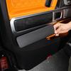 Наклейка-защита на панель дверной отделки из настоящего карбона для Mercedes-Benz G-Class W464 2019-2026, Аксессуары для интерьера автомобиля