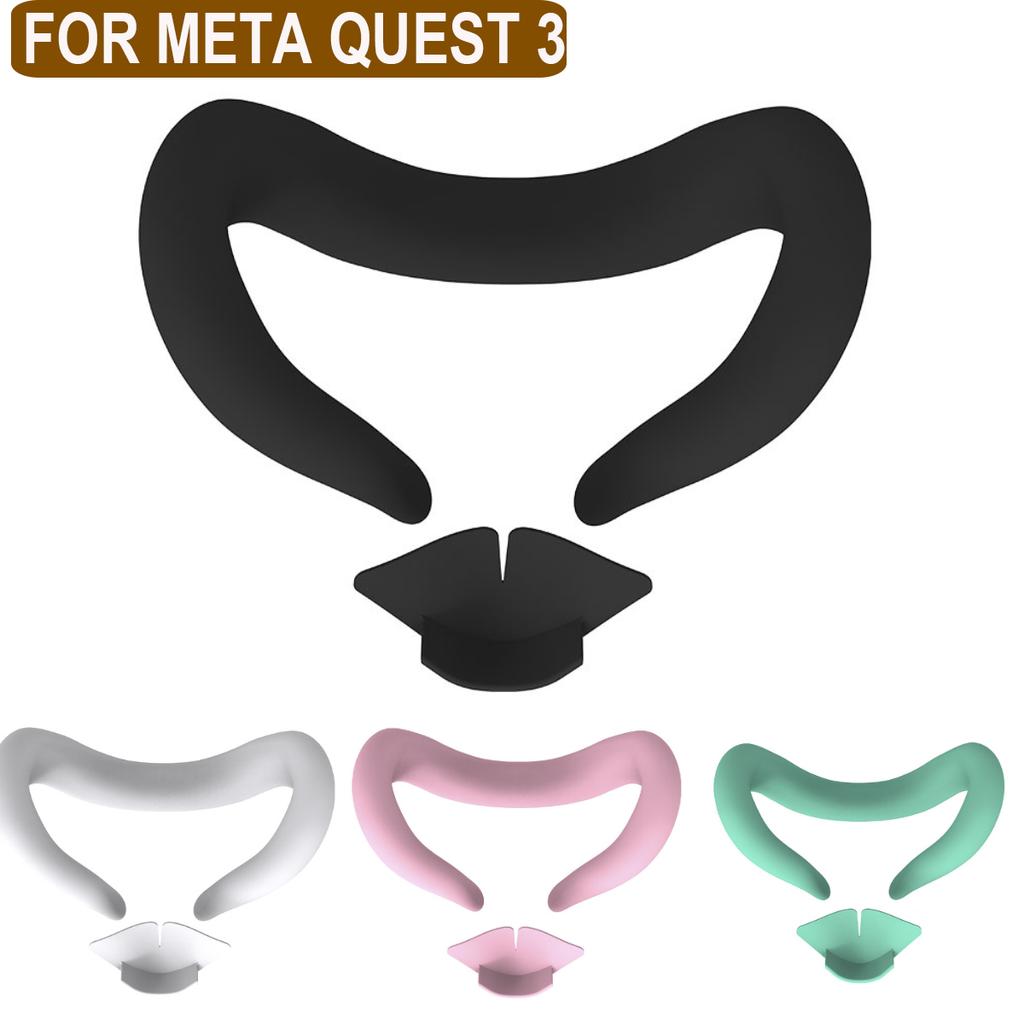 Для Meta Quest 3 Силиконовый чехол Влагозащитный противоударный Маска для глаз Защита лица Сменная Для Quest 3 VR-аксессуары