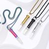 Fashion Breath Resistance Whistle Necklace Men And Women Meditation Stress Relief Mindfulness Pendants Party Jewelry