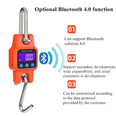 300 кг 50 г Bluetooth-совместимые Портативные Электронные Крючковые Весы Зарядные Bluetooth Мини Подъемные Весы Для Бытового Использования