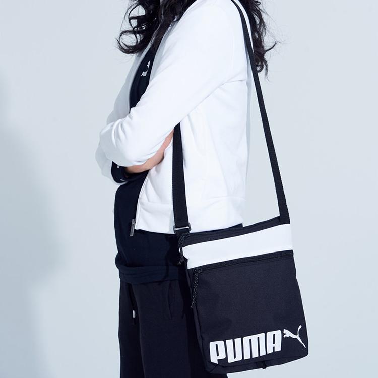 New PUMA Fabric Shoulder Bag Crossbody Bag Regular Unisex Black 074526-01