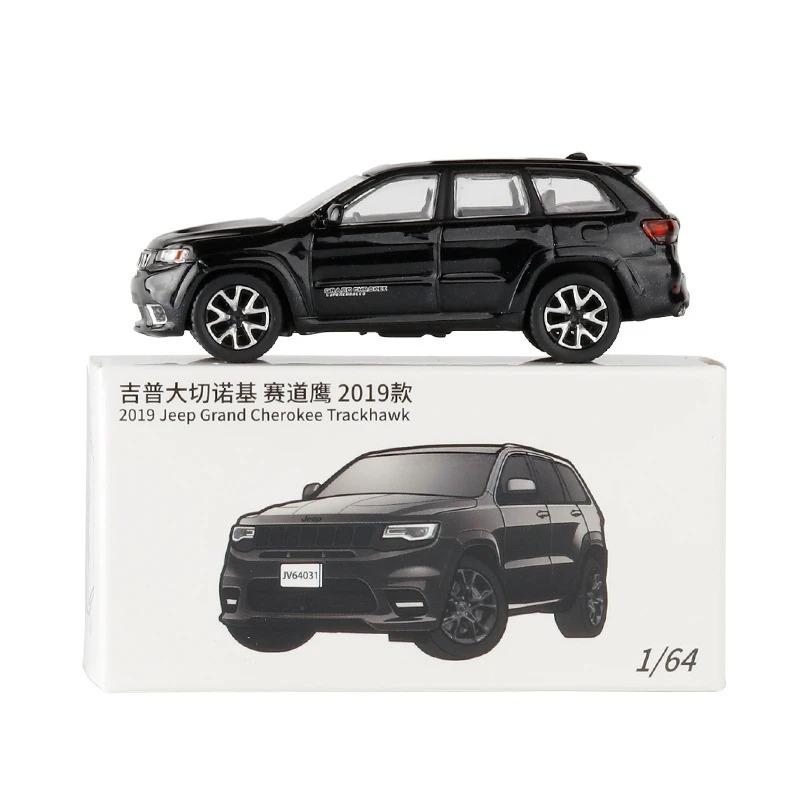 1/64 Jeep Grand Cherokee Trackhawk Miniature 1:64 JKM Toy Car Model SUV Sport Vehicle Free Wheels Diecast Metal Collection Gift