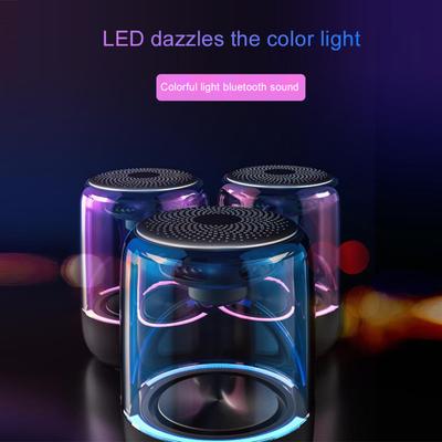 C7 Беспроводные Bluetooth-динамики Стерео TWS Сабвуфер Мини-звуковая коробка Портативный динамик с красочным