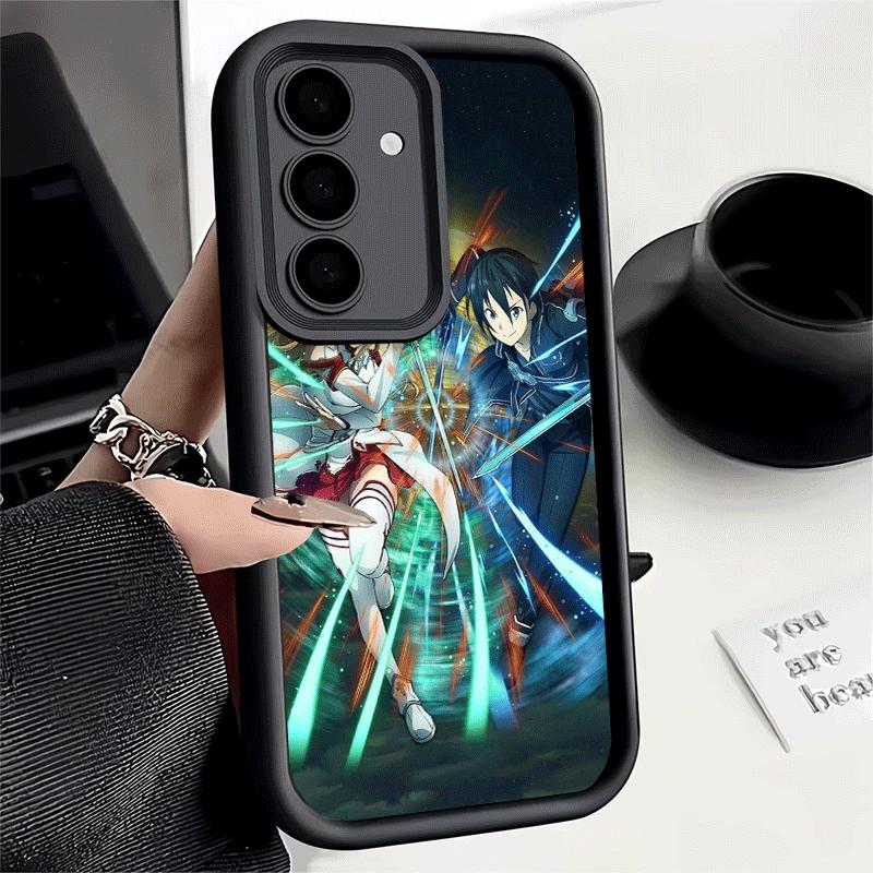 Чехол для телефона Samsung Galaxy S26 S25 Ultra S24 FE Sword Art Online Аниме Оболочка S23 Plus S22 + S21 S20 5G Мягкий силикон Funda