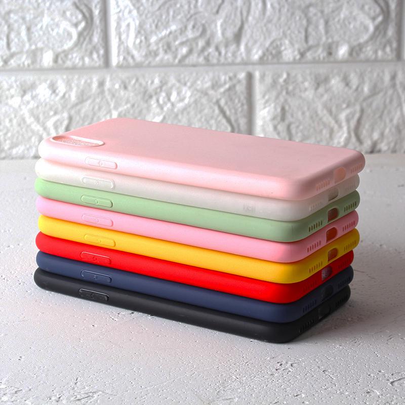 Силиконовый чехол для Samsung Galaxy S8 S9 10 Plus A11 A10 A30 A70 A6 A7 A8 A9(2018)Цветной чехол