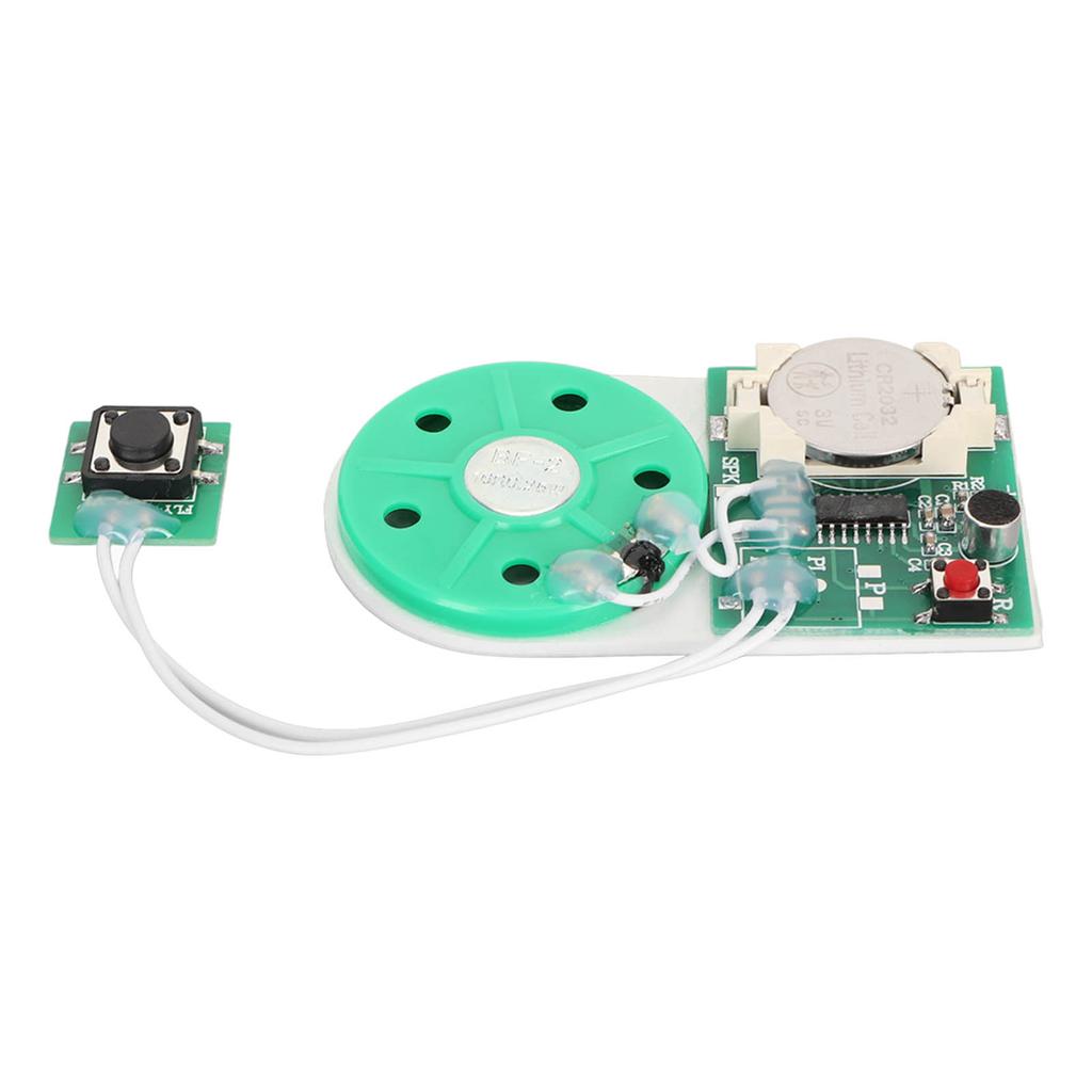 25 Second Recording Playback Module Key Recording Greeting Card Sound Recorder Board with Double Sided Tape
