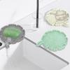 Creative Silicone Bathroom Soap Dish Flower Shape Self-draining Soap Container Soap Box Bathroom Accessories