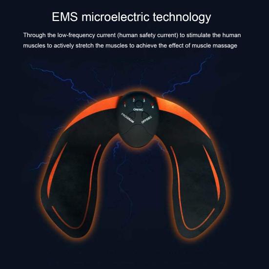 Тренажер для ягодиц с пультом дистанционного управления, 6 режимов, регулируемый, умный, тонизирующий, для бедер и ягодиц, стимулятор мышц EMS, пластырь для тренировки ягодиц, массажер, тренажер
