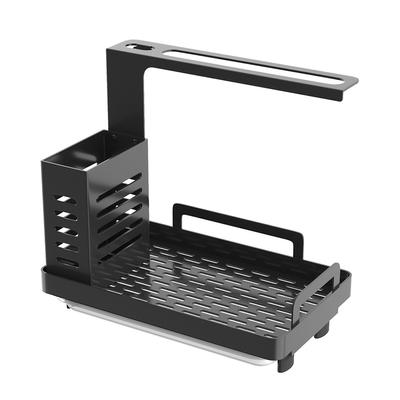 Кухонная мойка Caddy Organizer 304 Нержавеющая сталь губка мыло щетки диспенсер держатель с полкой для тряпок