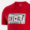 Nike T Shirts Men's Red Crew Neck Moderate Straight Fit DR6556-657