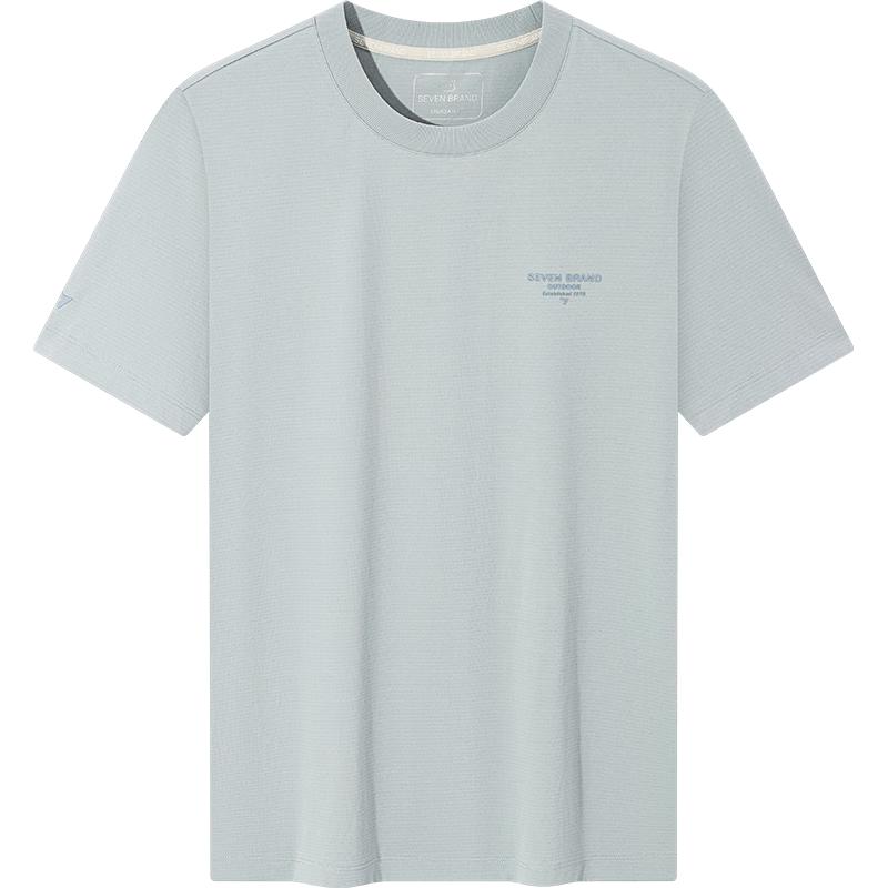 SEVEN Men's Cooling Anti-UV Short Sleeve T-Shirt