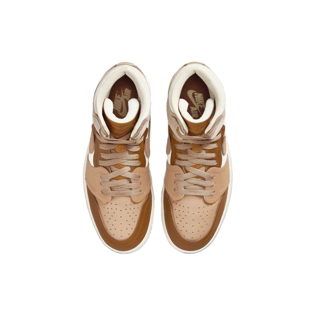 Air Jordan 1 High Method of Make Legend Средне-коричневые женские кроссовки Legend-Dark-Brown Legend-Coffee Legend-Light-Brown FB9891-200