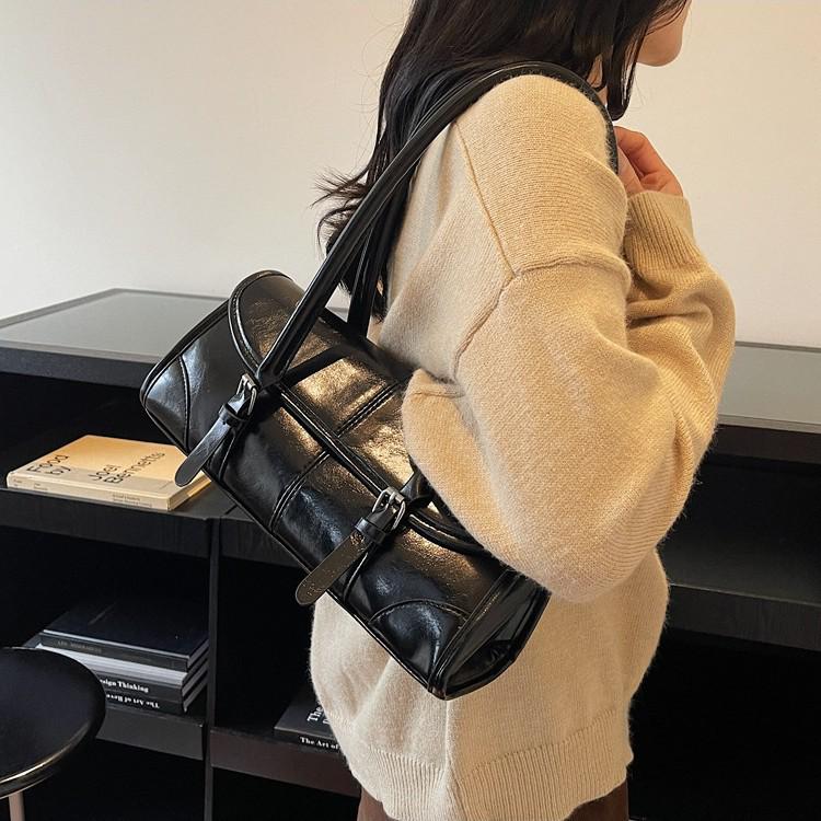 Осень 2025 Французская Ретро Сумка-Багет - Роскошная Женская Сумка на Плечо Высокого Класса