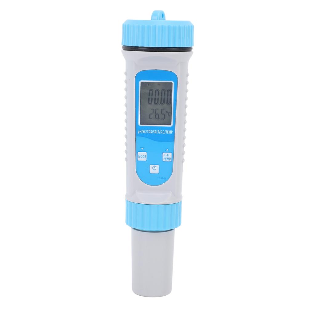 Профессиональный тестер качества воды высокой точности 6 в 1 PH EC TDS СОЛЬ S.G ТЕМП Цифровой ручного типа