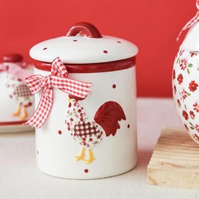 Банка для печенья, бытовая фарфоровая герметичная крышка, контейнер для чая, кофе