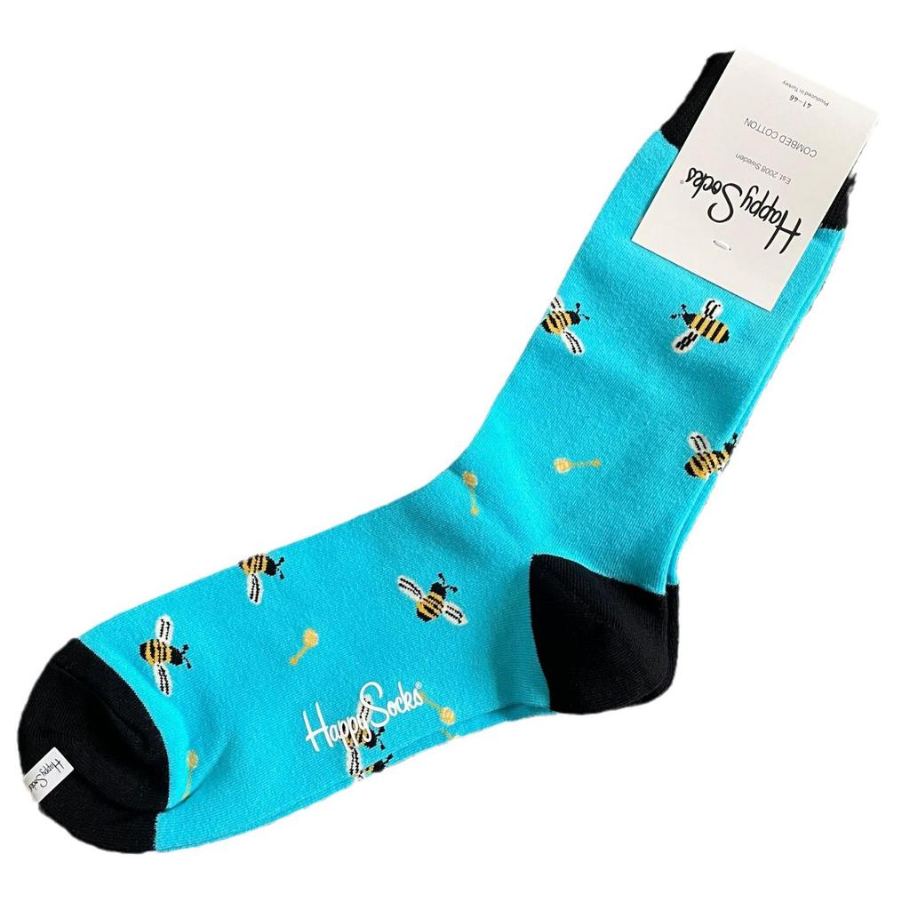 Hippy Happy Мужские Универсальные Хлопковые Носки до Середины Икры Модные