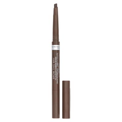 Rimmel London, Brow This Way, карандаш для бровей Fill & Sculpt, средне-коричневый, 0,25 г (0,008 унций)