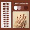 24pcs Full Cover Glossy Wearable Fake Nails Solid Color Nail Tips  Women