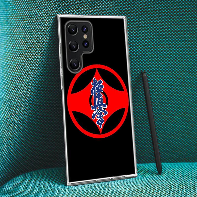 Oyama Kyokushin Karate Capa Phone Case For Samsung S26 Ultra S25 Edge Galaxy S23 S21 S20 S24 FE S22 S10 Plus Cover Clear TPU She