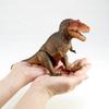 Мягкий виниловый игрушечный бокс Тираннозавр Классический цвет изображения Общая длина 270 мм Сделано из ПВХ Готовая фигурка ок.. Предварительно окрашенный