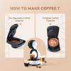 Reusable Refillable Coffee Adapter Powder Dish Cup Compatible with Dolce Gusto Lumio EDG325 Coffee Machine Drawer Holder