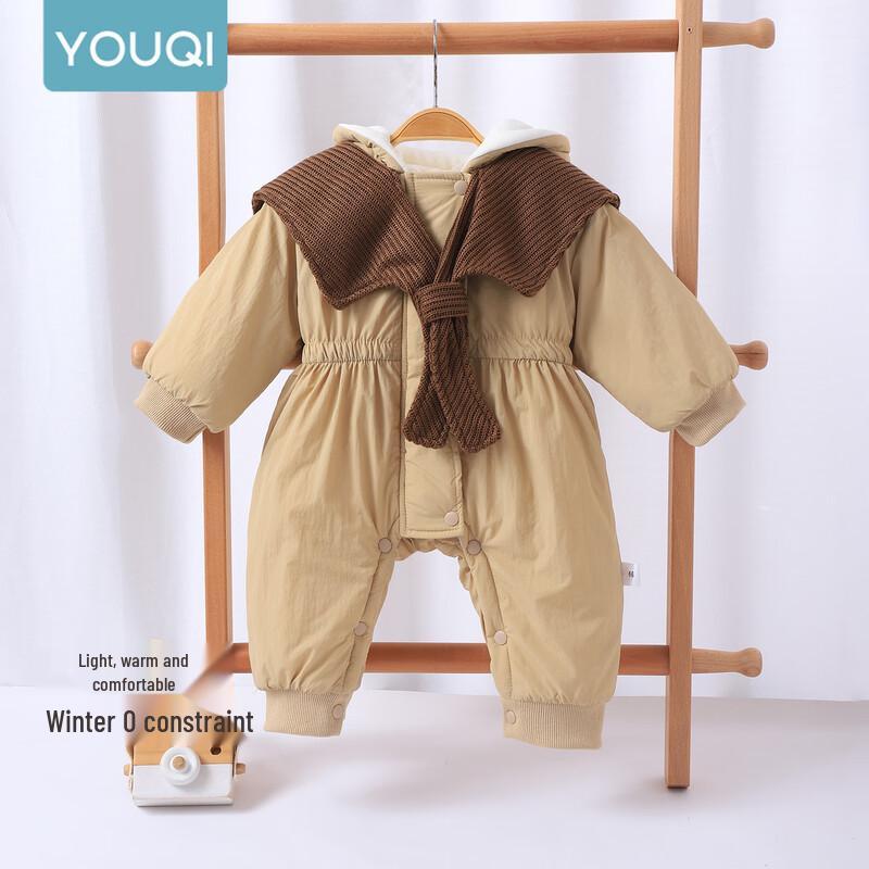 Теплый хлопковый комбинезон Youqi Baby на осень и зиму