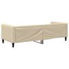 Vidaxl Sofa Z Funkcją Spania, Kremowa, 80X200 Cm, Obita Tkaniną