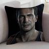 Game Uncharted Cute Cartoon L Game Cushion Cover Pillowcase Upholstery Sofa Throw Pillow Home Decor Pillowcas
