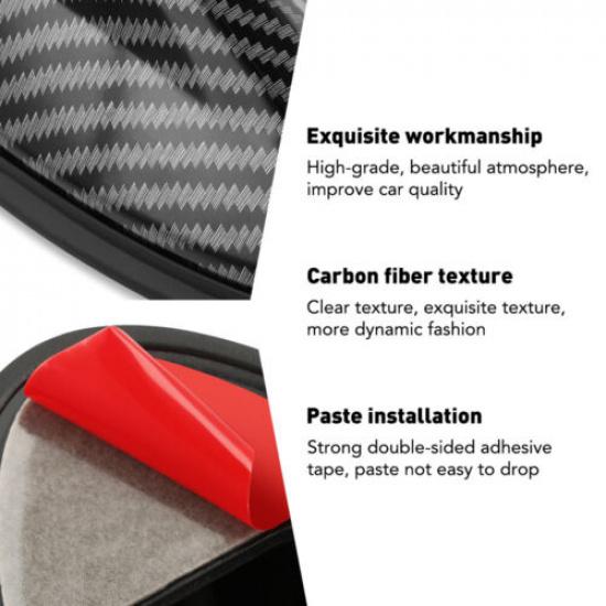 Shark Fin Roof Car Antenna Carbon Fiber Radio FMAM Antena Radio Universal EOA