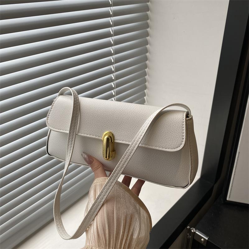 Простая вместительная сумка-кроссбоди на плечо или подмышку, новая модель начала осени, простая модная маленькая квадратная сумка