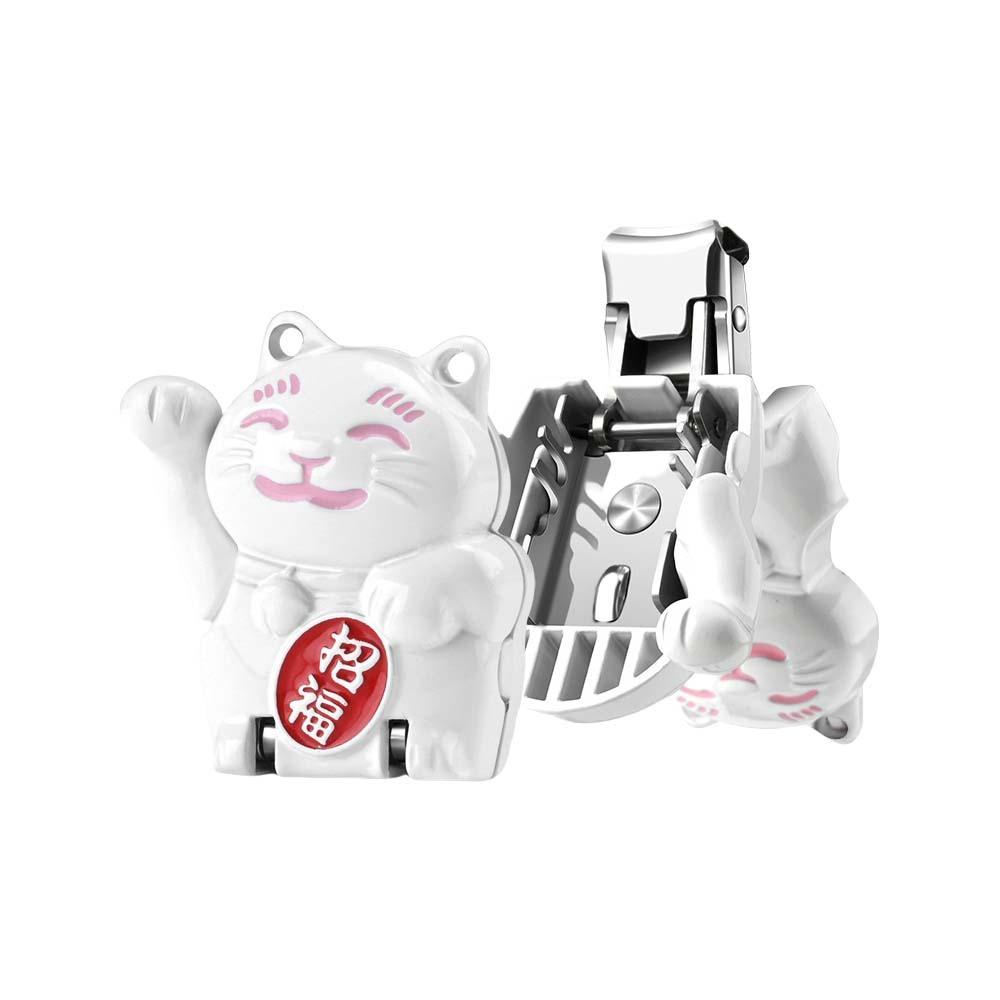 Манеки Неко Счастливый Кот Мини Пилочка для Ногтей Нержавеющая Сталь Кусачки для Ногтей Подстригать Ногти