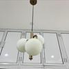 Подвесные светильники Люстра из необработанной латуни Светильник из матового стекла Современные потолочные светильники Подвесные светильники