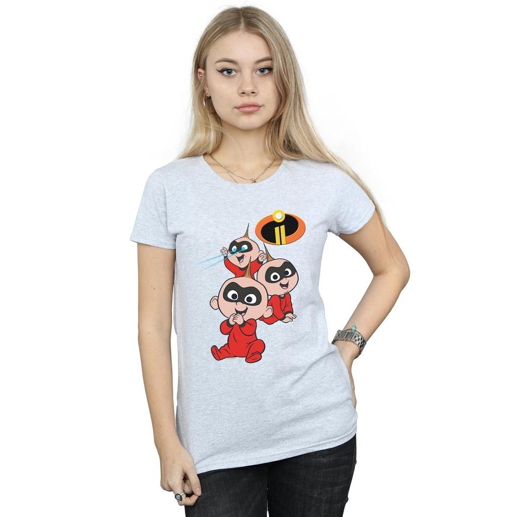 Disney Womens/Ladies The Incredibles Jak Jak Cotton T-Shirt