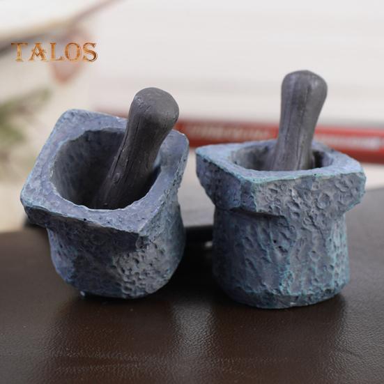 1:12 1:6 миниатюрных ступок и пестиков для кукольного домика, мини-смола, измельчитель трав, модель чаши, микропейзаж для кукольного домика, аксессуары