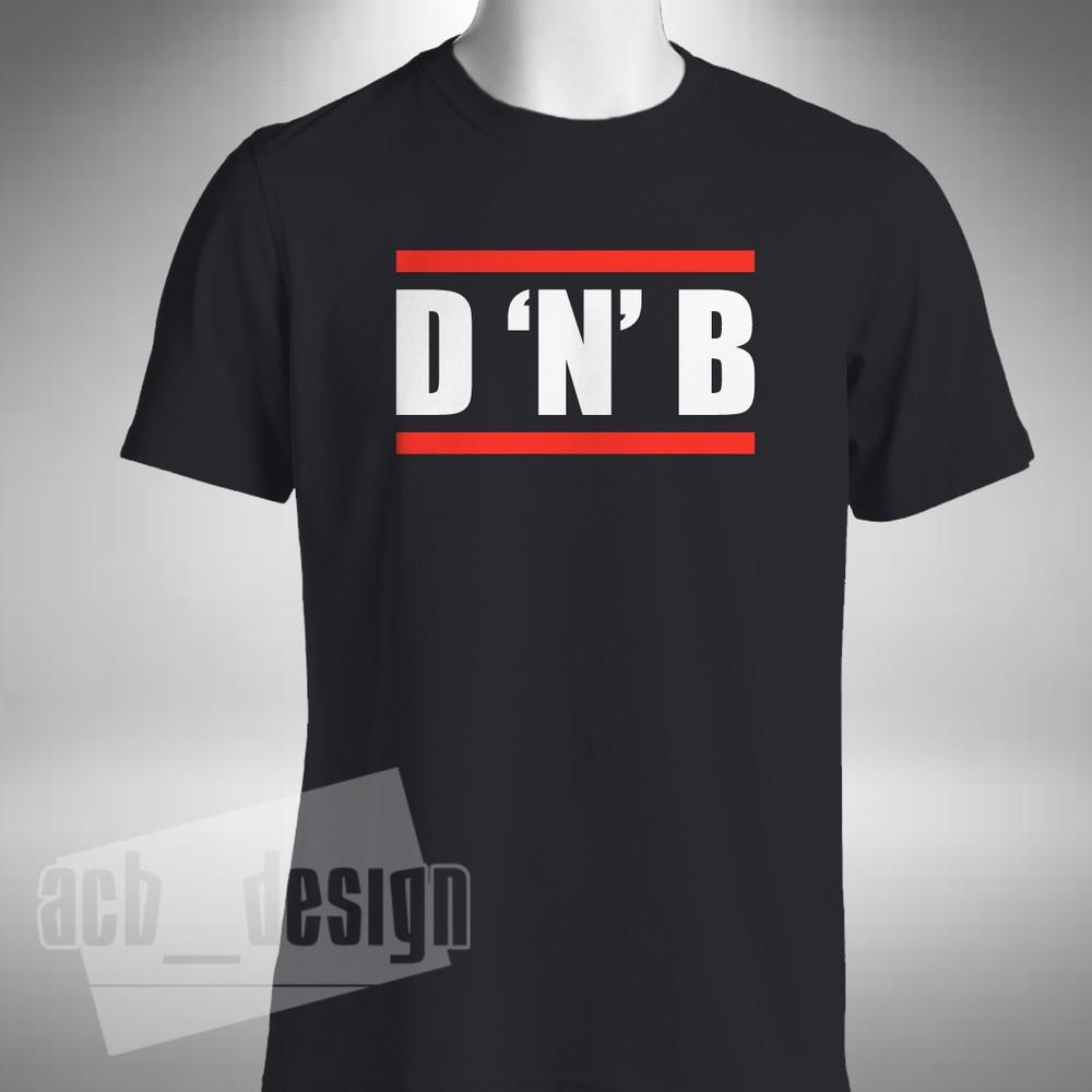 Drum N Bass T-Shirt DNB Jungle Clubbing Rave Dj Mc Run DMC Style