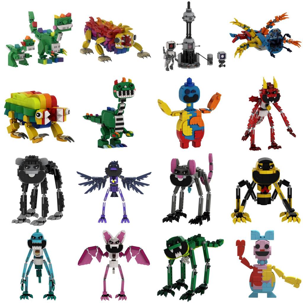 Poppy Playtime Глава 4 Конструктор Сделай сам Пластиковые кирпичики для творческой игры