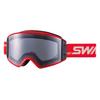 SWANS OUTBACK GLR Snow Made In Glasses Ultra Light Silver Mirror X Ultra Light Gray UV Glasses and OB-MDH-CU-LG Goggles, Japan, Anti-Fog, Compatible,
