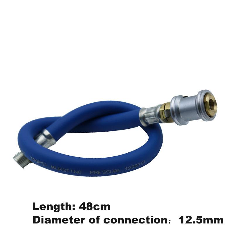 Шланг для накачивания шин автомобиля, патрон из чистой меди, удлинительная трубка для воздушного насоса, адаптер для пистолета для накачивания шин, шланг для накачивания, трубка для накачивания 12,5 мм