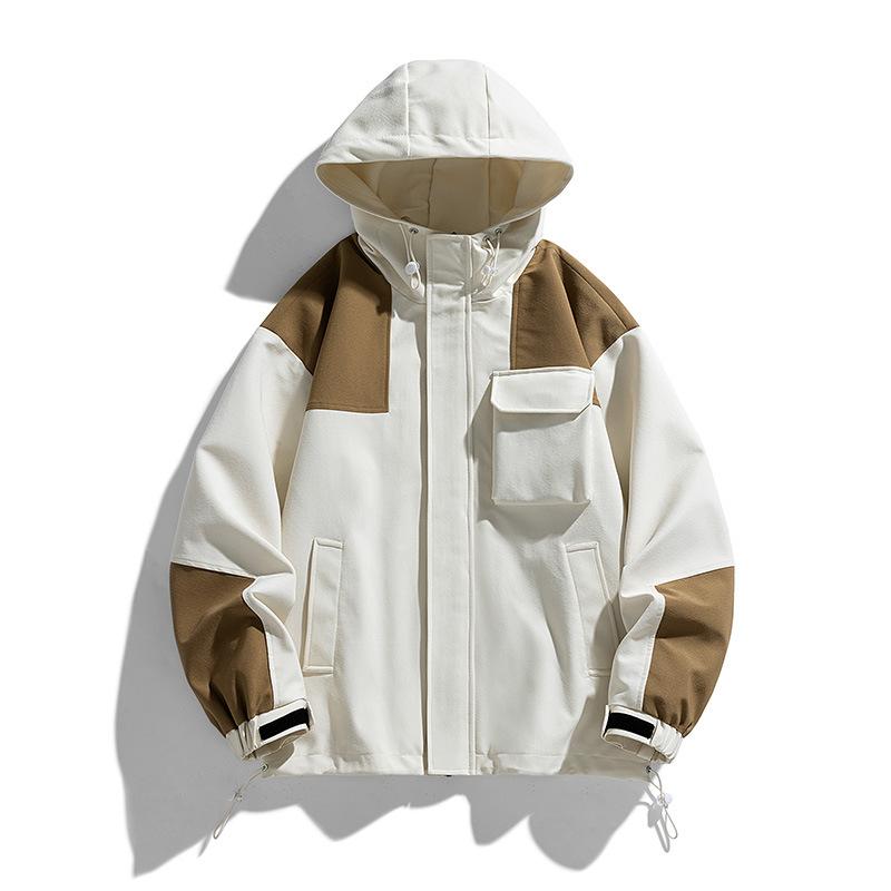 Весенне-осенняя куртка Куртка Мужская Модная брендовая Сращивание Мужская одежда Повседневная куртка в стиле милитари Куртка