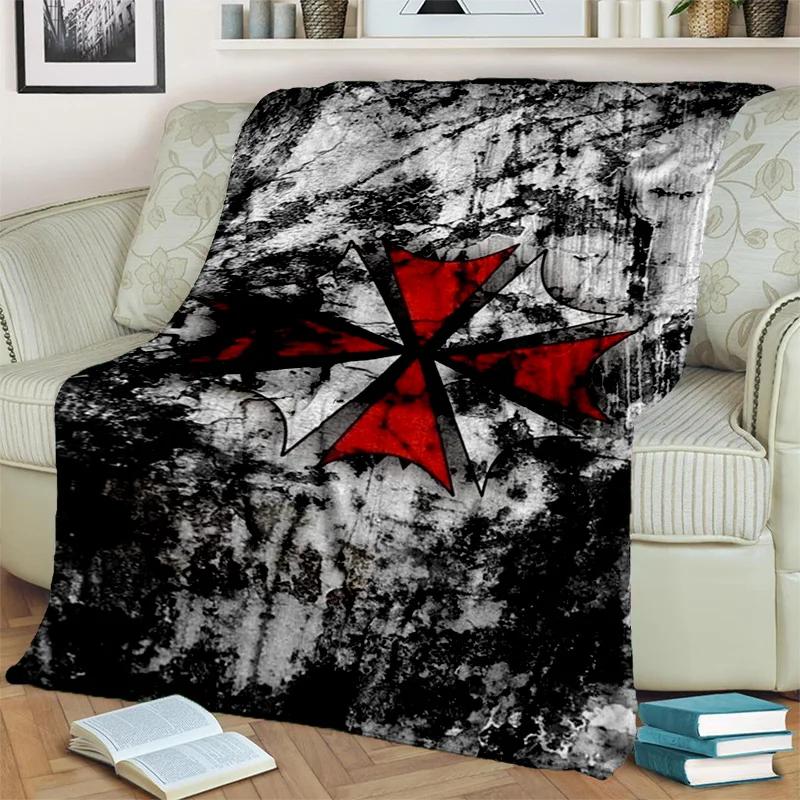 3D R-Resident Evil Gamer Games Одеяло, мягкое одеяло для дома, спальни, кровати, дивана, пикника, путешествия, офиса, отдыха, одеяло, детское одеяло