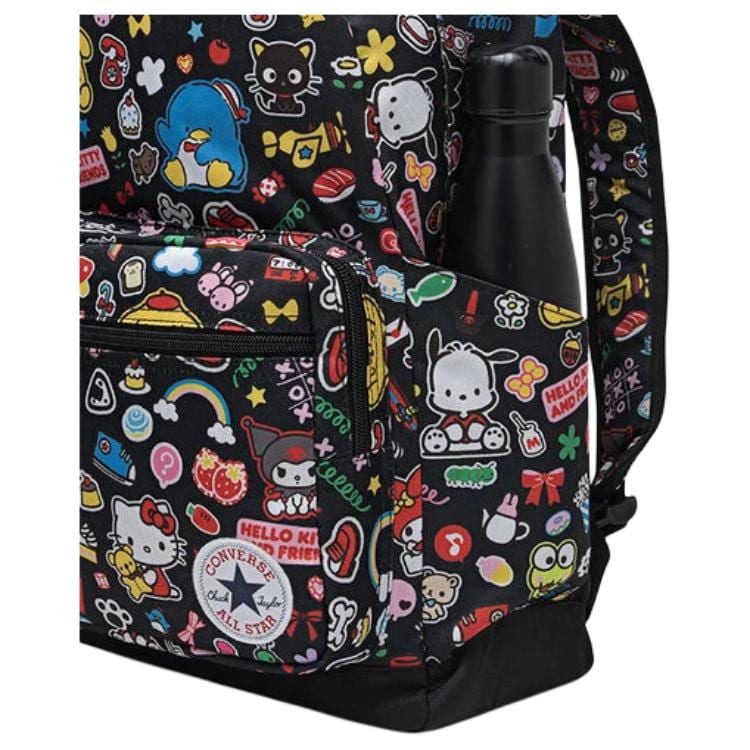 Converse X Hello Kitty And Friends Collaboration 600D Polyester Backpack Women's Black WA5874-023