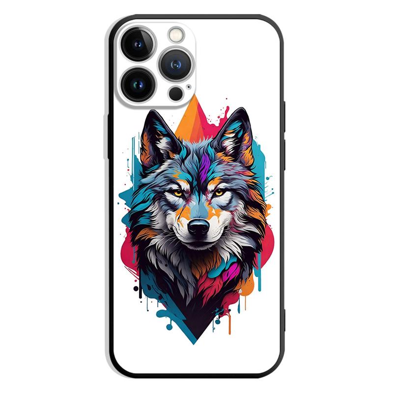 Чехол для телефона с волком для iPhone Samsung Galaxy Redmi Xiaomi Oppo OnePlus Note SA 7 8 9 10 11 12 13 14 20 21 22 23 53 54 Pro Max Plus Ultra TPU Soft