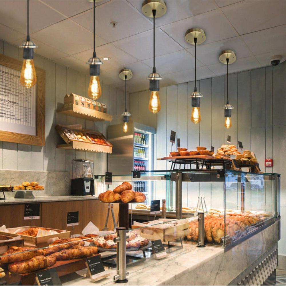 AC 220V Потолочный светильник Винтажный патрон E27 Основание лампы Патрон Подвесной светильник